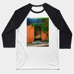 Acorn Street Colonial Boston Façade Baseball T-Shirt